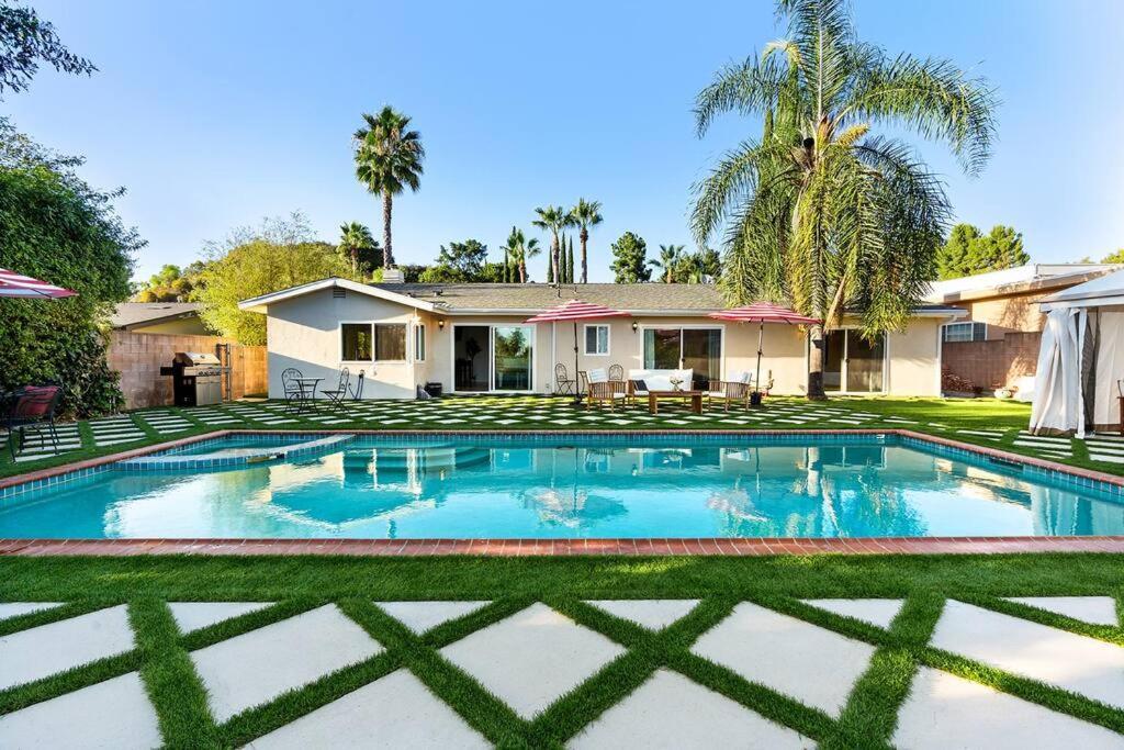 Luxury 4BD in Topanga Oasis with Pool, Spa and Cabana Villa Los Ángeles Exterior foto