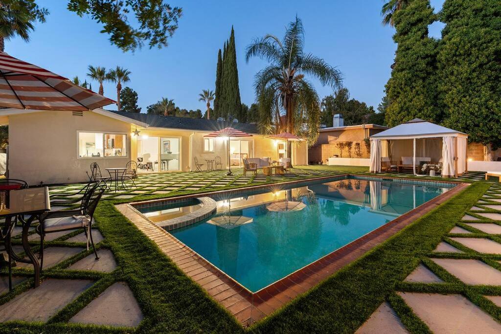 Luxury 4BD in Topanga Oasis with Pool, Spa and Cabana Villa Los Ángeles Exterior foto