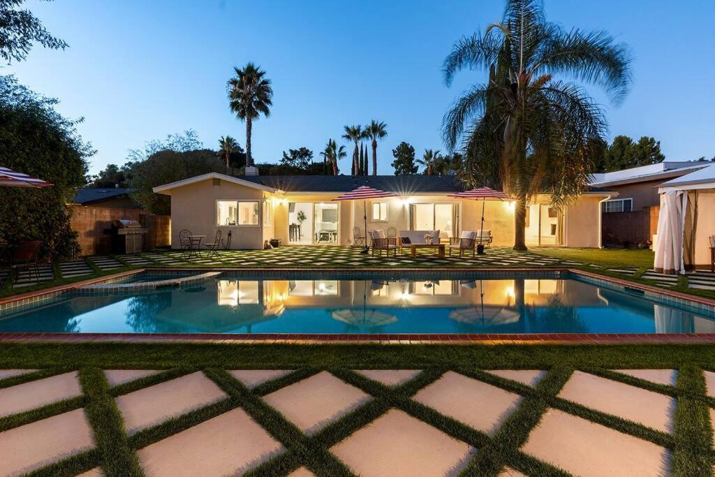 Luxury 4BD in Topanga Oasis with Pool, Spa and Cabana Villa Los Ángeles Exterior foto