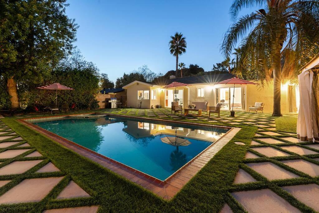 Luxury 4BD in Topanga Oasis with Pool, Spa and Cabana Villa Los Ángeles Exterior foto