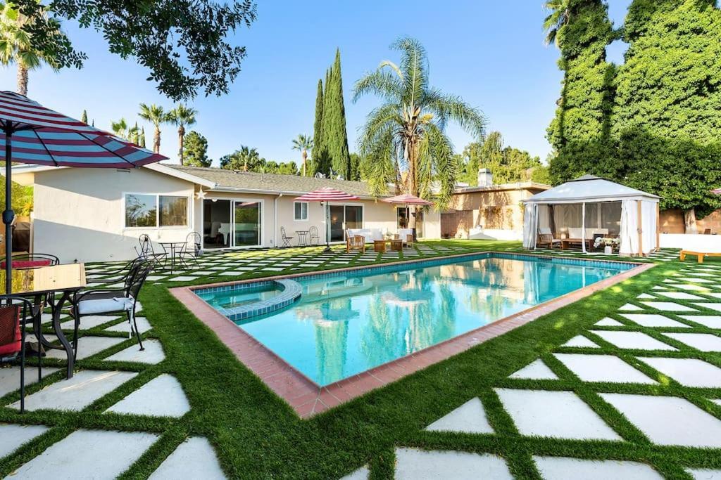 Luxury 4BD in Topanga Oasis with Pool, Spa and Cabana Villa Los Ángeles Exterior foto